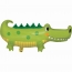 Contient : 1 x Palloncino Gigante Croco Party