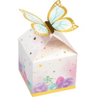 Contiene : 1 x 8 Scatole regalo Farfalla