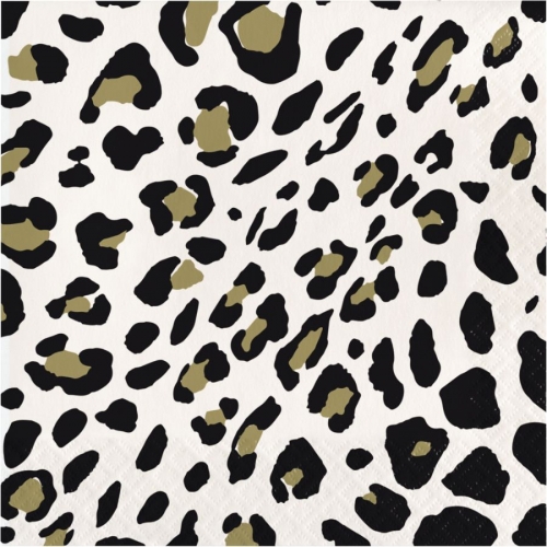 16 Tovaglioli Leopardato 