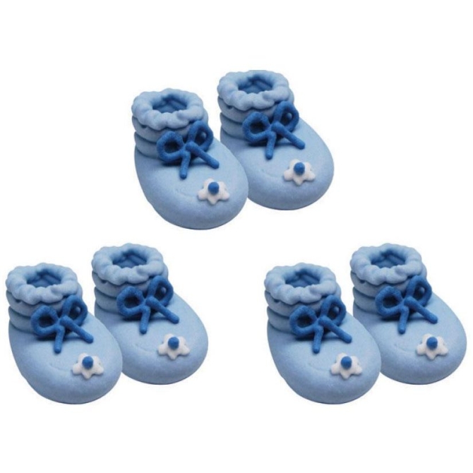 3 Paia di Pantofole Blu - Zucchero 