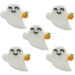 5 Decorazioni di fantasmi con zucche - Zucchero. n1