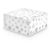 Scatola per torte (26 cm) - Fiocco di neve