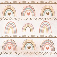 Contiene : 1 x 16 asciugamani Boho Rainbow