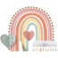 Contient : 1 x Ghirlanda arcobaleno Boho con nappe personalizzabile