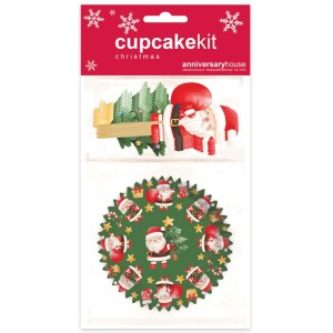 Kit di cupcake natalizi