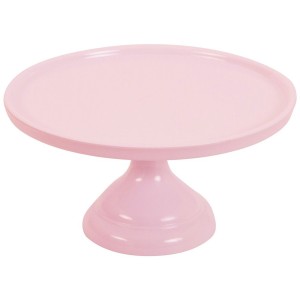 Alzatina per torta rosa piccola - 23,5 cm