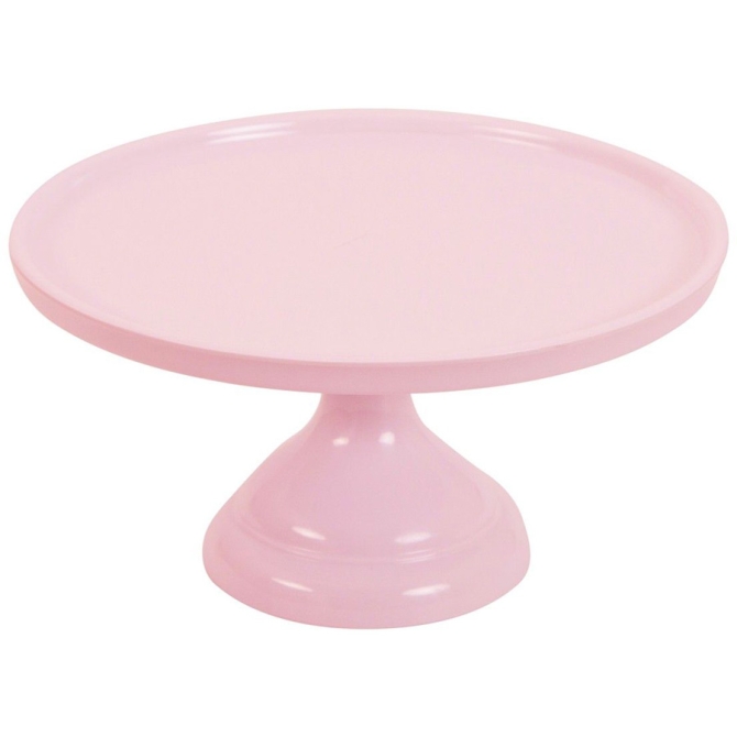 Alzatina per torta rosa piccola - 23, 5 cm 