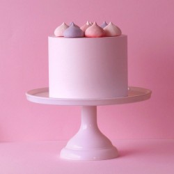 Alzatina per torta rosa piccola - 23, 5 cm. n2