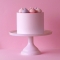 Alzatina per torta rosa piccola - 23,5 cm images:#2