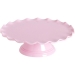 Alzatina per torta rosa ondulata - 27,5 cm. n°1