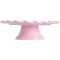 Alzatina per torta rosa ondulata - 27,5 cm images:#1