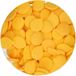 Funcakes dischetti decorativi da sciogliere gialli - 250g. n2
