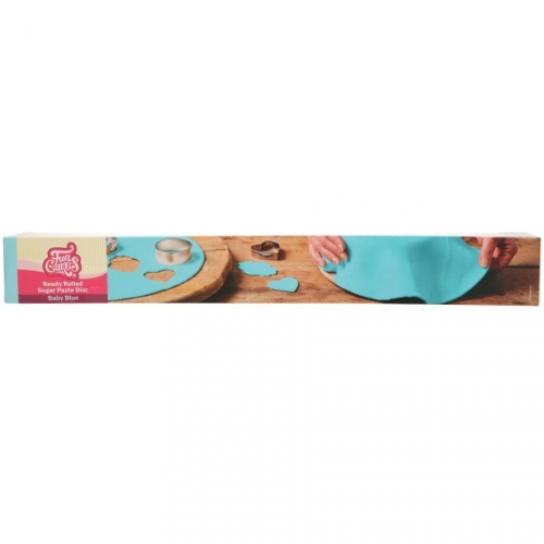 FunCakes pasta di zucchero decorativa arrotolabile azzurro beb - 430g 
