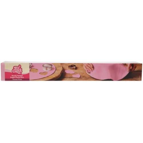 FunCakes pasta di zucchero decorativa arrotolabile rosa - 430g 