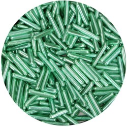 FunCakes Metallic Sugar Rods XL Verde - 70g. n1