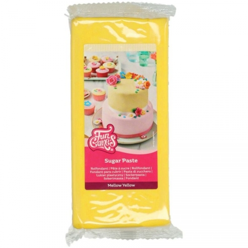 FunCakes Pasta di zucchero Giallo - 1kg 