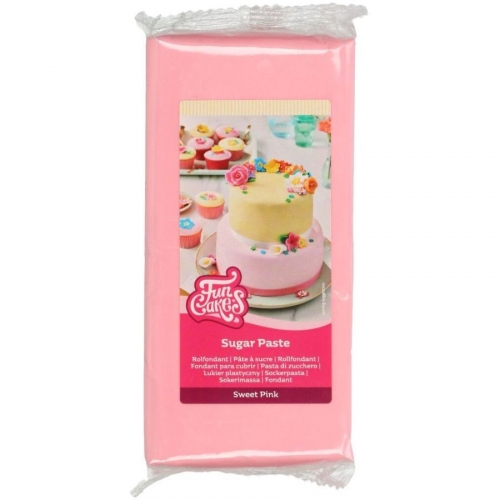 FunCakes Pasta di zucchero Rosa - 1kg 