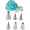 Wilton Set da 6 beccucci lavabili con scatola per riporli images:#2