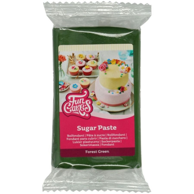 FunCakes Pasta di zucchero Verde Abete - 250 g 