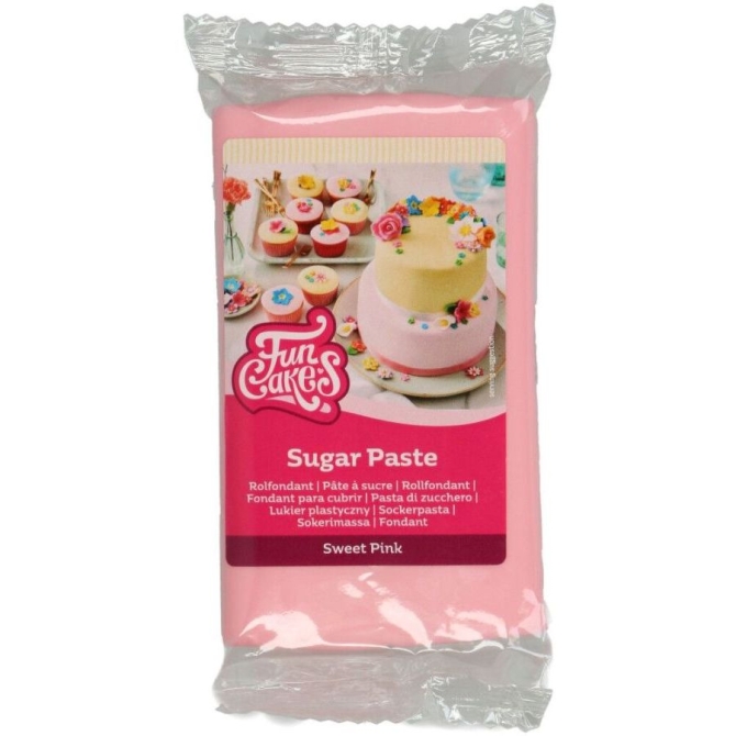 FunCakes Pasta di Zucchero Rosa chiaro - 250g 