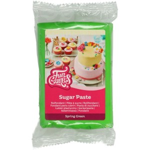 FunCakes Pasta di zucchero Verde Acceso - 250 g