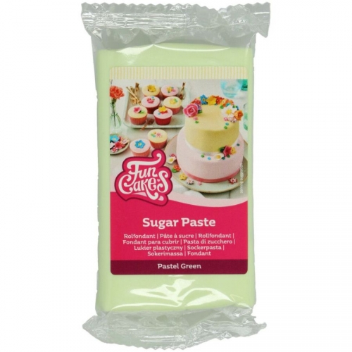 FunCakes Pasta di zucchero Verde Pastello - 250 g 