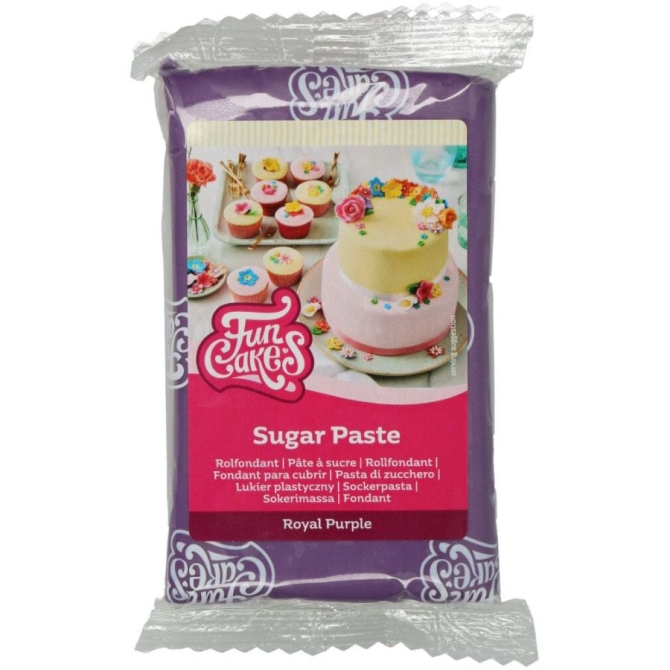 FunCakes Pasta di zucchero Viola - 250 g 