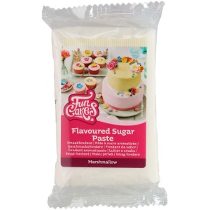 FunCakes Pasta di zucchero Bianco Aroma Marshmallow - 250 g