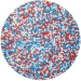 FunCakes Perline di Zucchero Blu-Bianco-Rosso - 80 g. n2