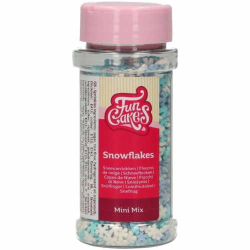 FunCakes Mini Fiocchi di Neve Mix - 50 g 