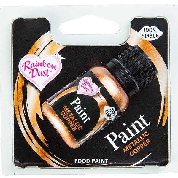 Colore Commestibile Metallico Rame - 25 ml 