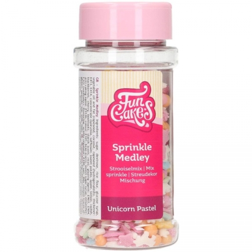 FunCakes Mix decorazioni Unicorno pastello - 50 g 