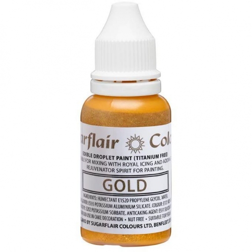 Pittura commestibile Oro - 14 ml 