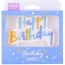 Candelina PME - Happy Birthday Blu pastello