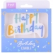 Candelina PME - Happy Birthday Blu pastello. n2