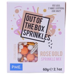 PME - Out of The Box Sprinkles - Rose Gold. n3