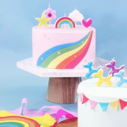 5 Candele - Set Arcobaleno. n1
