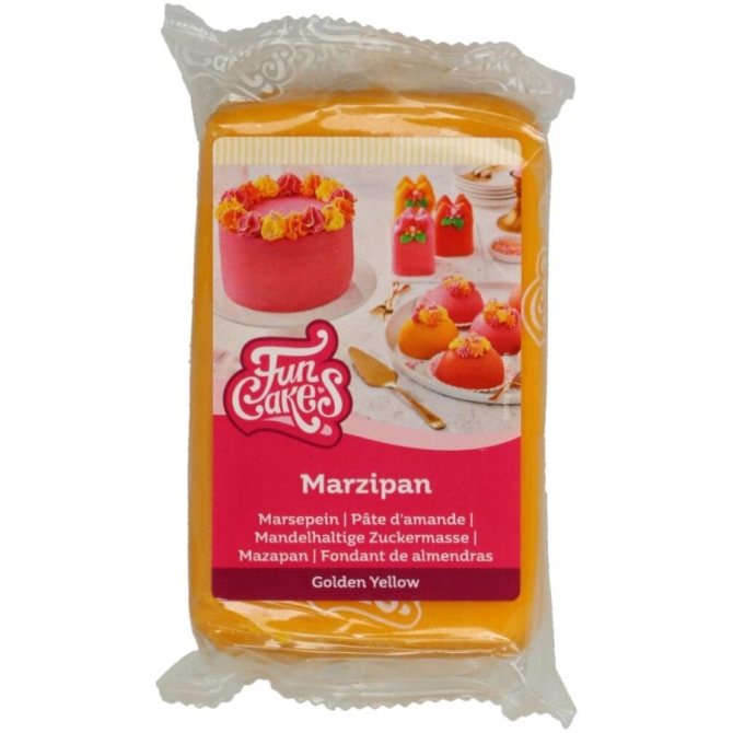 FunCakes Pasta Di Mandorle Giallo Oro - 250g 