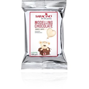 Cioccolato da modellare Saracino 250g - Bianco