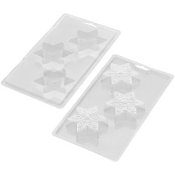 Stampo per bonbon di cioccolato 3D a fiocco di neve - Wilton. n2