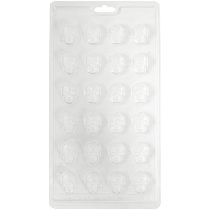 Stampo per cioccolato di Halloween - Mini teschi - Wilton 