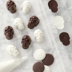 Stampo per cioccolato di Halloween - Mini teschi - Wilton. n1