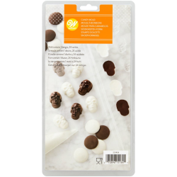 Stampo per cioccolato di Halloween - Mini teschi - Wilton. n2