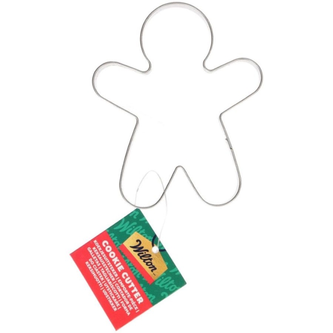 Tagliabiscotti a forma di omino di pan di zenzero - 9, 3 cm - Wilton
