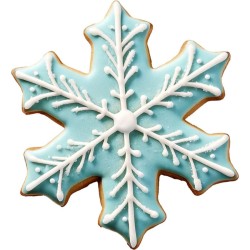 Tagliabiscotti a forma di fiocco di neve - 8, 7 cm - Wilton. n°1