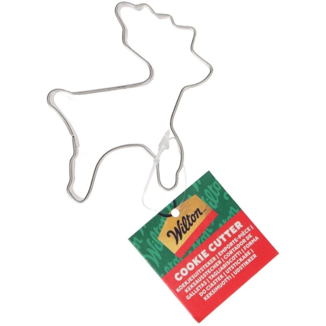 Tagliabiscotti a forma di renna - 7, 5 cm - Wilton