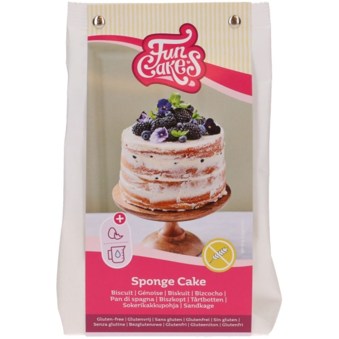 Preparato FunCakes per torta soffice senza glutine - 400 g 
