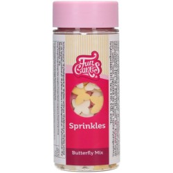Preparato per decorazioni a forma di farfalla FunCakes - 50 g. n�1