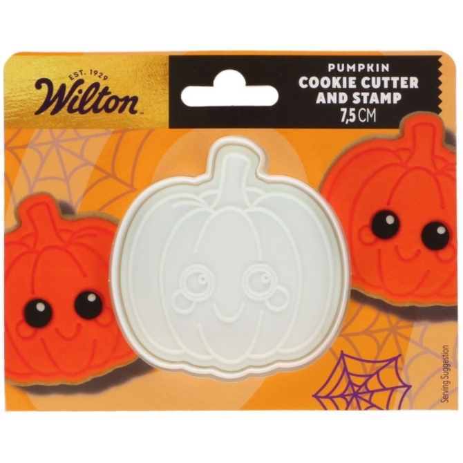 Tagliabiscotti a forma di zucca – 7, 5 cm – Wilton