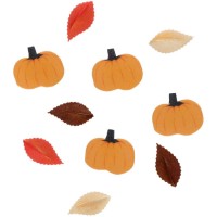 10 decorazioni commestibili per Halloween: foglie e zucche